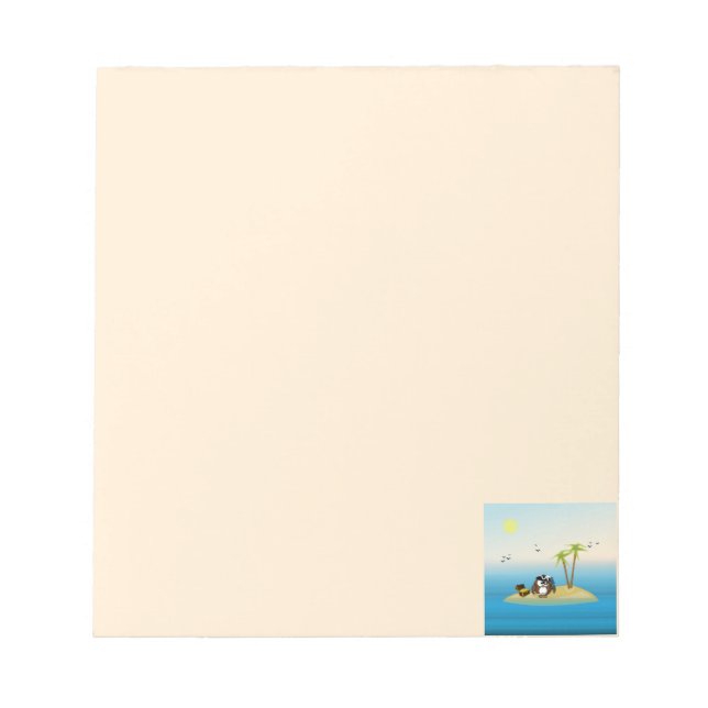 treasure quest owl notepad (Front)