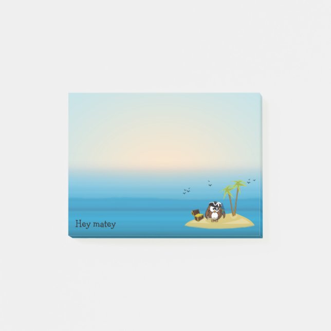 treasure quest owl Post-It-Notes pad Post-it Notes (Front)