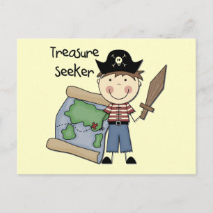 Treasure Seeker - Boy Tshirts and Gifts Postcard