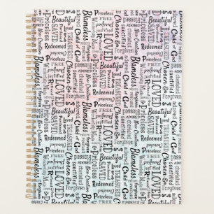 Treasured Christian Words of Affirmation Planner