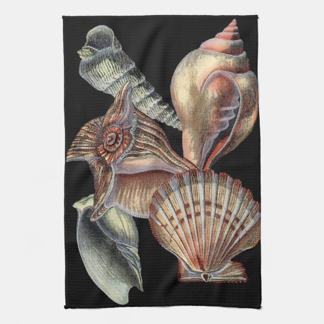 Treasures of the Sea Tea Towel (Vertical)