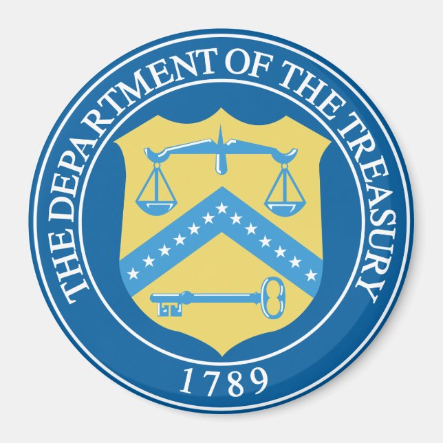 Treasury Department Magnet (Front)
