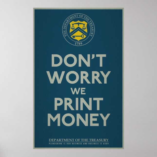 Treasury Department Parody Print (Front)