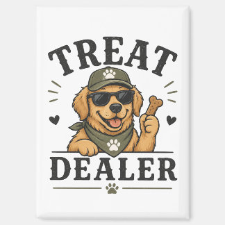 Treat Dealer Funny Fridge Magnet