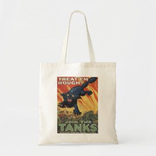 Treat Em Rough-1918 Tote Bag