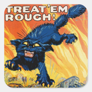Treat 'em Rough - Join the Tanks Square Sticker