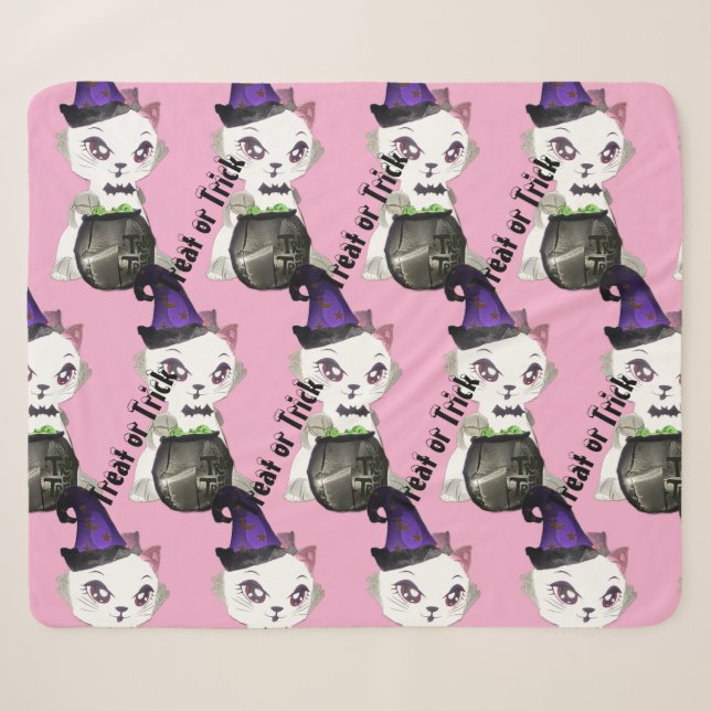Treat or Trick,  Sherpa Blanket (Front (Horizontal))