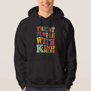 Treat People With Kindness Retro TPWK Inspirationa Hoodie