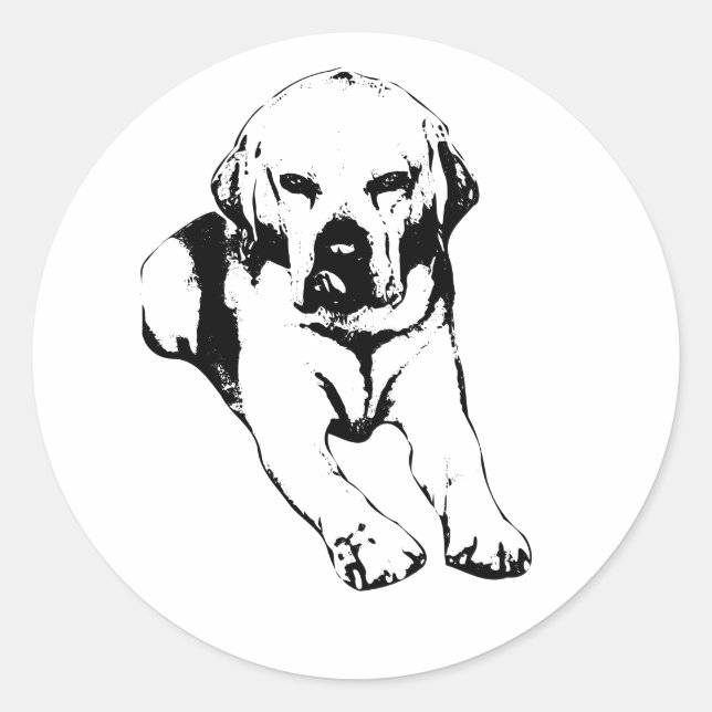 Treat Sentry Classic Round Sticker (Front)