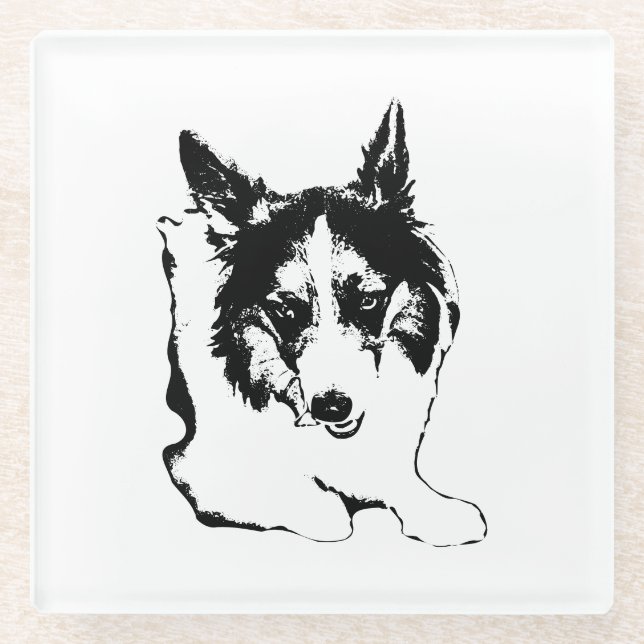 Treat Time Spark Glass Coaster (Front)
