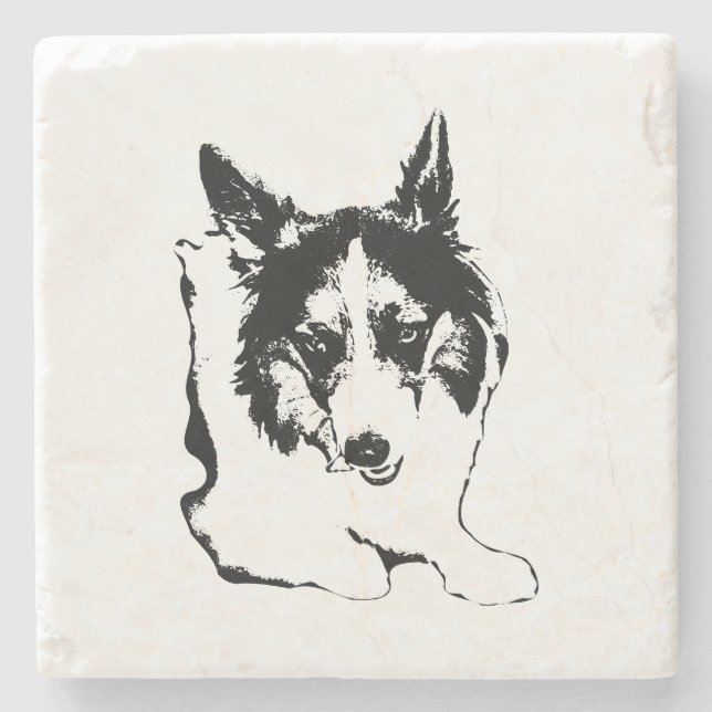 Treat Time Spark Stone Coaster (Front)
