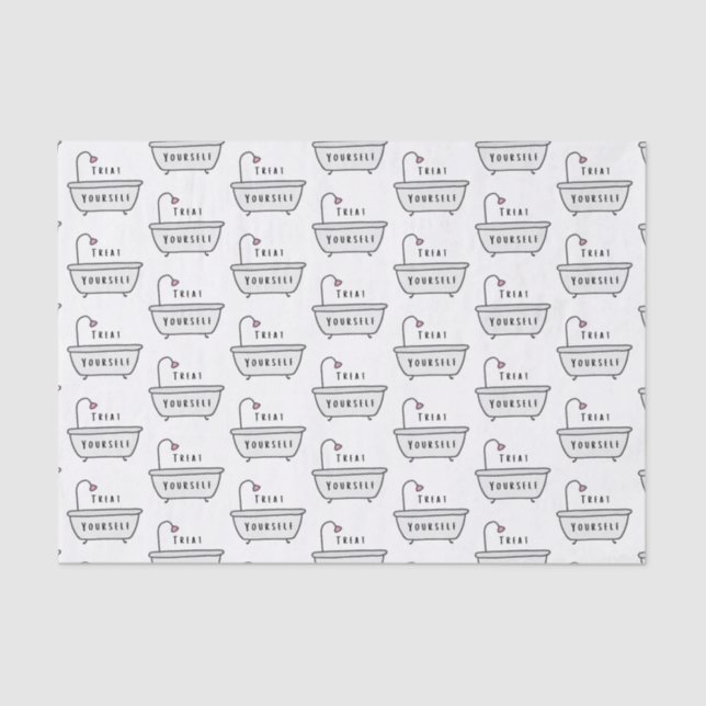 Treat Yourself Tissue Paper  (Front)