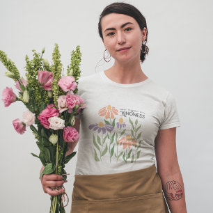 Treat Yourself With Kindness Boho Floral T-Shirt