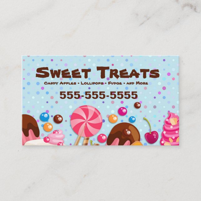 Treats Candy Business Card (Front)