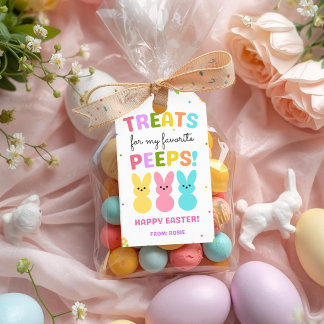 Treats for My Favourite Peeps Easter Gift Tags