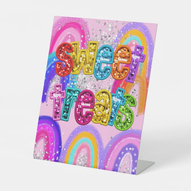 Treats Pedestal Sign (Front)