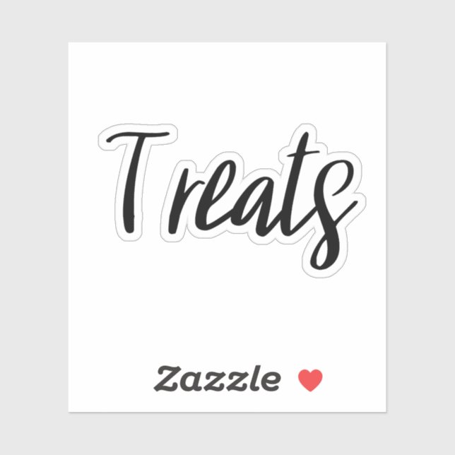 Treats Storage Sticker (Sheet)