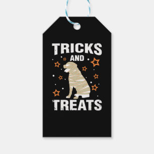 Treats Tricks Rottweiler Halloween Costume Mummy Gift Tags