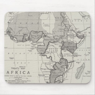 Treaty Map of Africa Mouse Pad