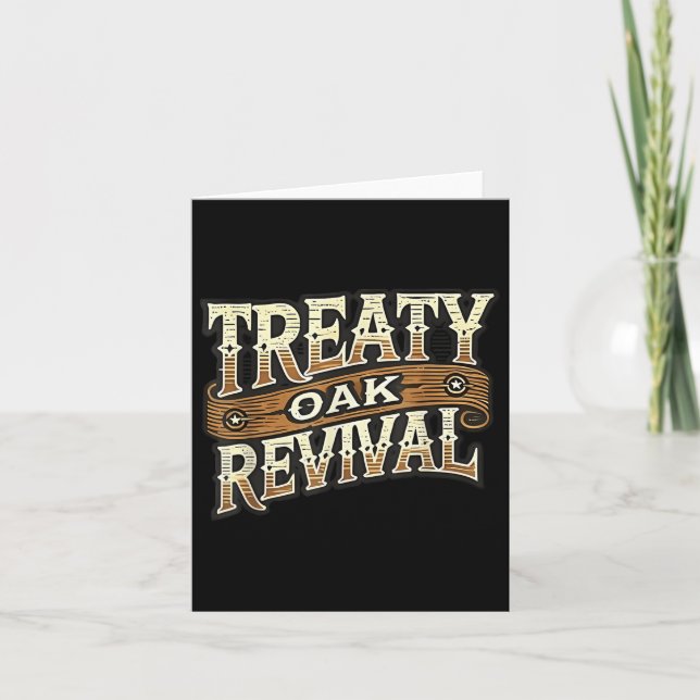 Treaty Oak Revival  Card (Front)