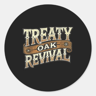 Treaty Oak Revival Classic Round Sticker