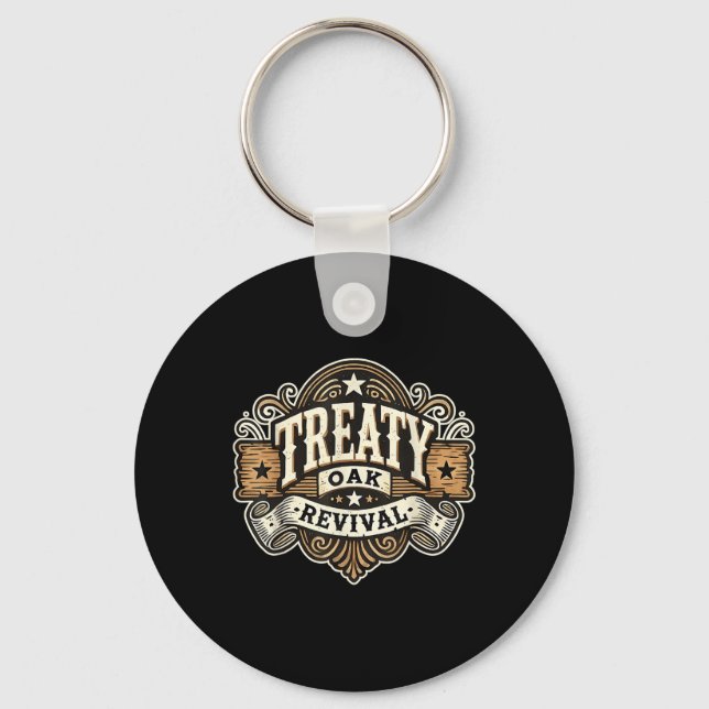 Treaty Oak Revival  Key Ring (Front)