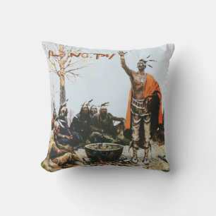 "Treaty of Greenville" Outdoor Cushion
