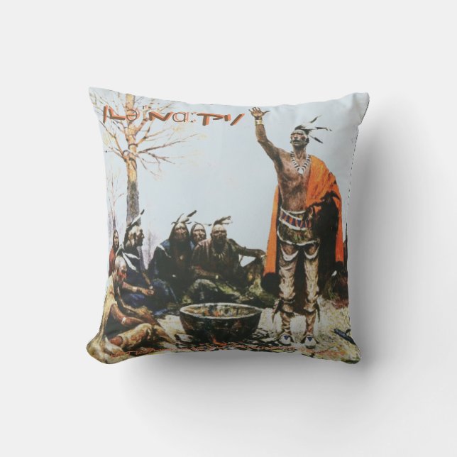 "Treaty of Greenville" Outdoor Cushion (Front)