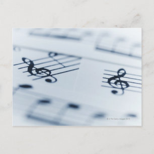 Treble Clef 2 Postcard