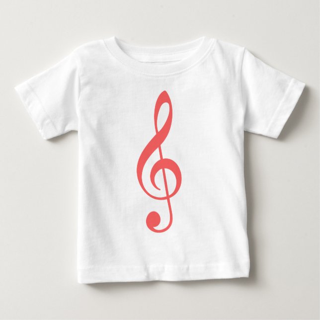 Treble Clef Baby T-Shirt (Front)