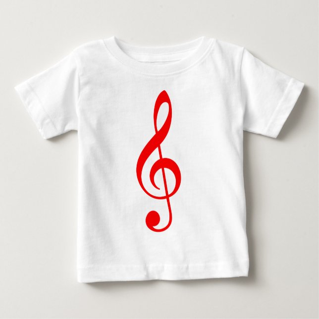 Treble Clef Baby T-Shirt (Front)