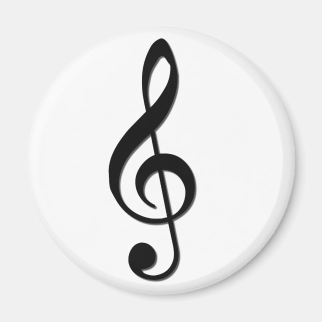 Treble Clef Magnet (Front)