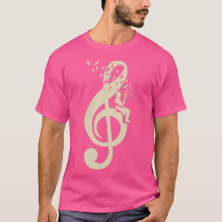Treble Clef Music Bassoon Vintage T-Shirt