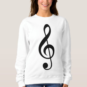 treble-clef sweatshirt