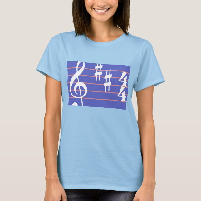 Treble Clef T-Shirt (Front)