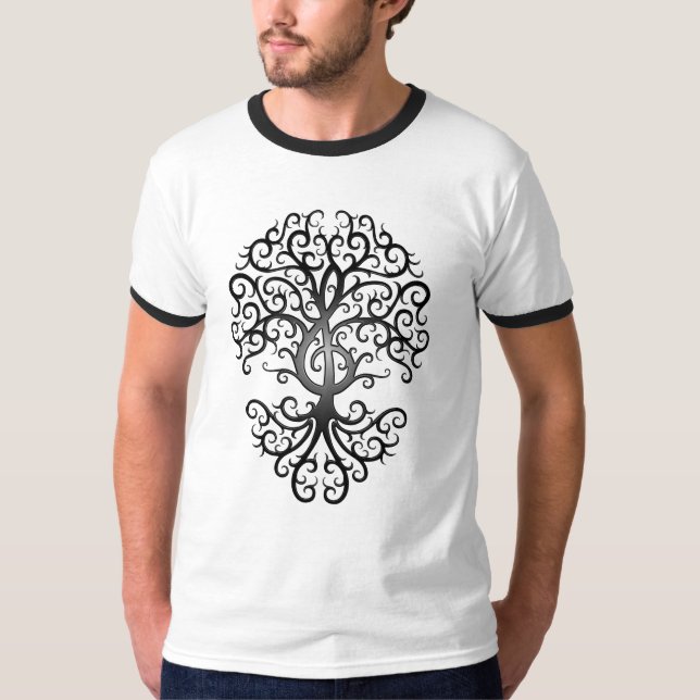 Treble Clef Tree T-Shirt (Front)