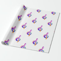 Treble Clef White