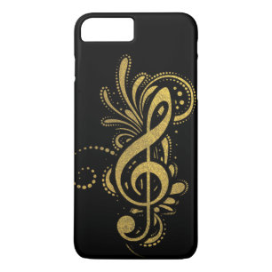 Treble Clef with Decorative Gold Ornament Case-Mate iPhone Case