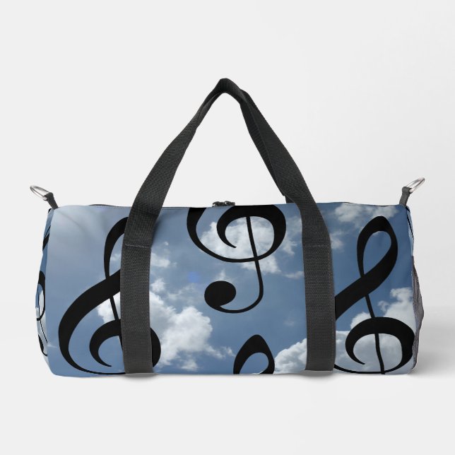 Treble Cleff Music  Duffle Bag (Front)