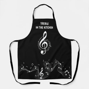 Treble in the kitchen  apron