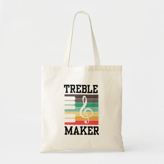 Treble Maker Piano  Tote Bag (Front)