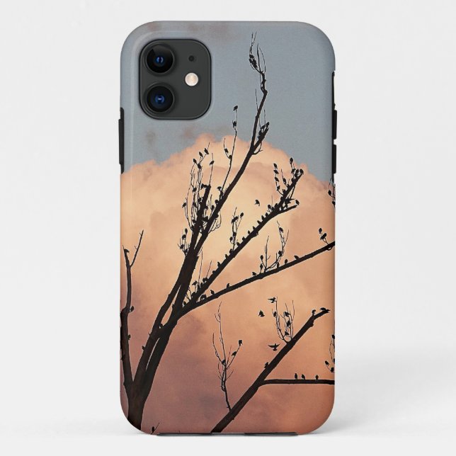 Trebranches full of black birds Case-Mate iPhone case (Back)