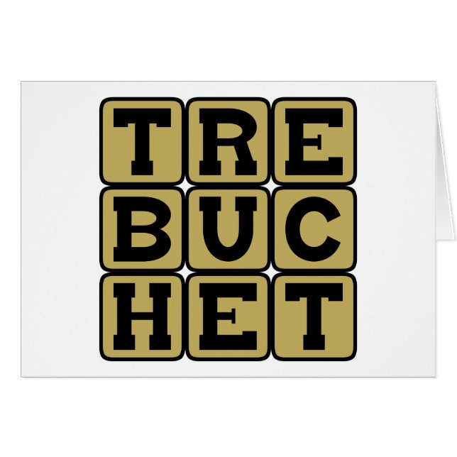 Trebuchet, Catapult Weapon (Front Horizontal)
