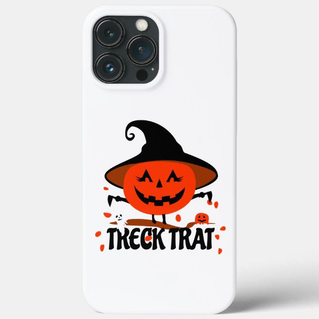 Treck Trat Pumpkin Smiling Case-Mate iPhone Case (Back)