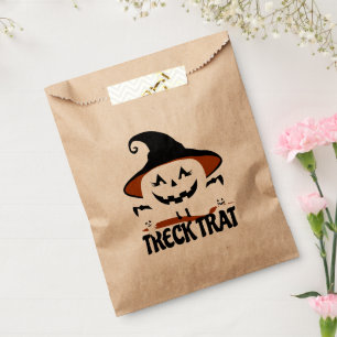 Treck Trat Pumpkin Smiling Favour Bags