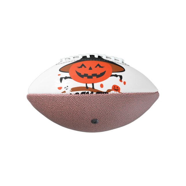 Treck Trat Pumpkin Smiling Football (Rotated 270)
