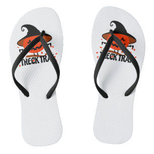 Treck Trat Pumpkin Smiling Jandals