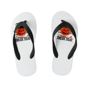 Treck Trat Pumpkin Smiling Kid's Jandals