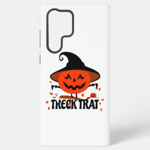 Treck Trat Pumpkin Smiling Samsung Galaxy Case