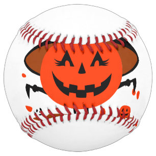 Treck Trat Pumpkin Smiling Softball